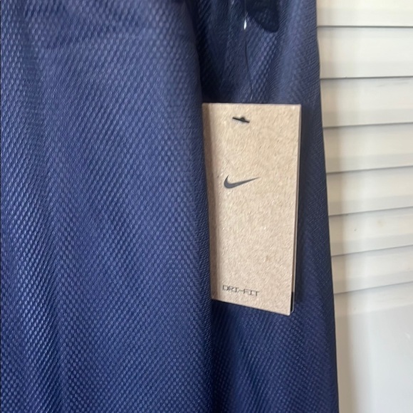 Nike Blue and Gray Sleeveless Boxy Men's Jersey - Picture 4 of 5